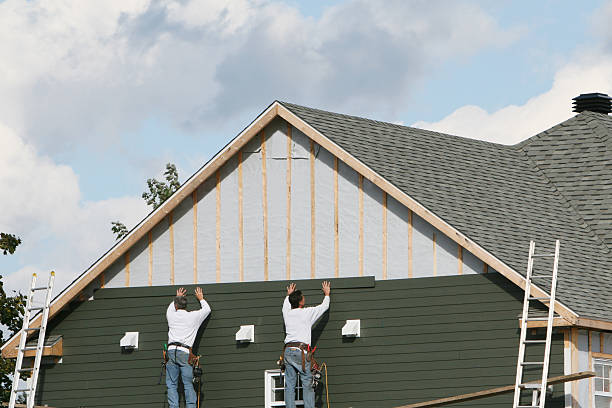 Professional Siding Installation technician working in Allport, PA
